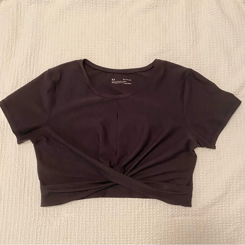 Black Under Armour Crop Top